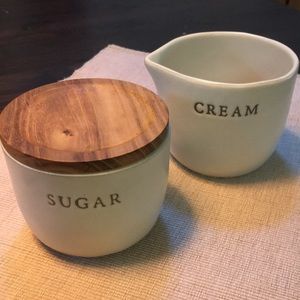 Hearth & Hand with Magnolia Cream and Sugar Stoneware